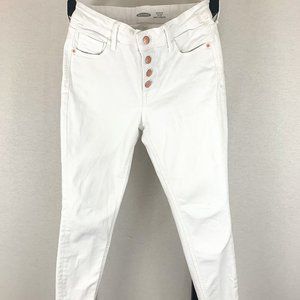Super Skinny White Jean